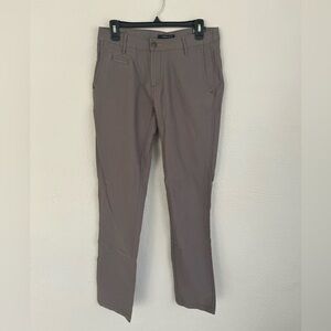 PIAZA Italiaman Woman Gray Straight Leg Regular Fit Pant, Size 44(US 10)